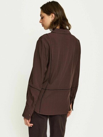 Soft Rebels Blouse 'Edwina' in Bruin