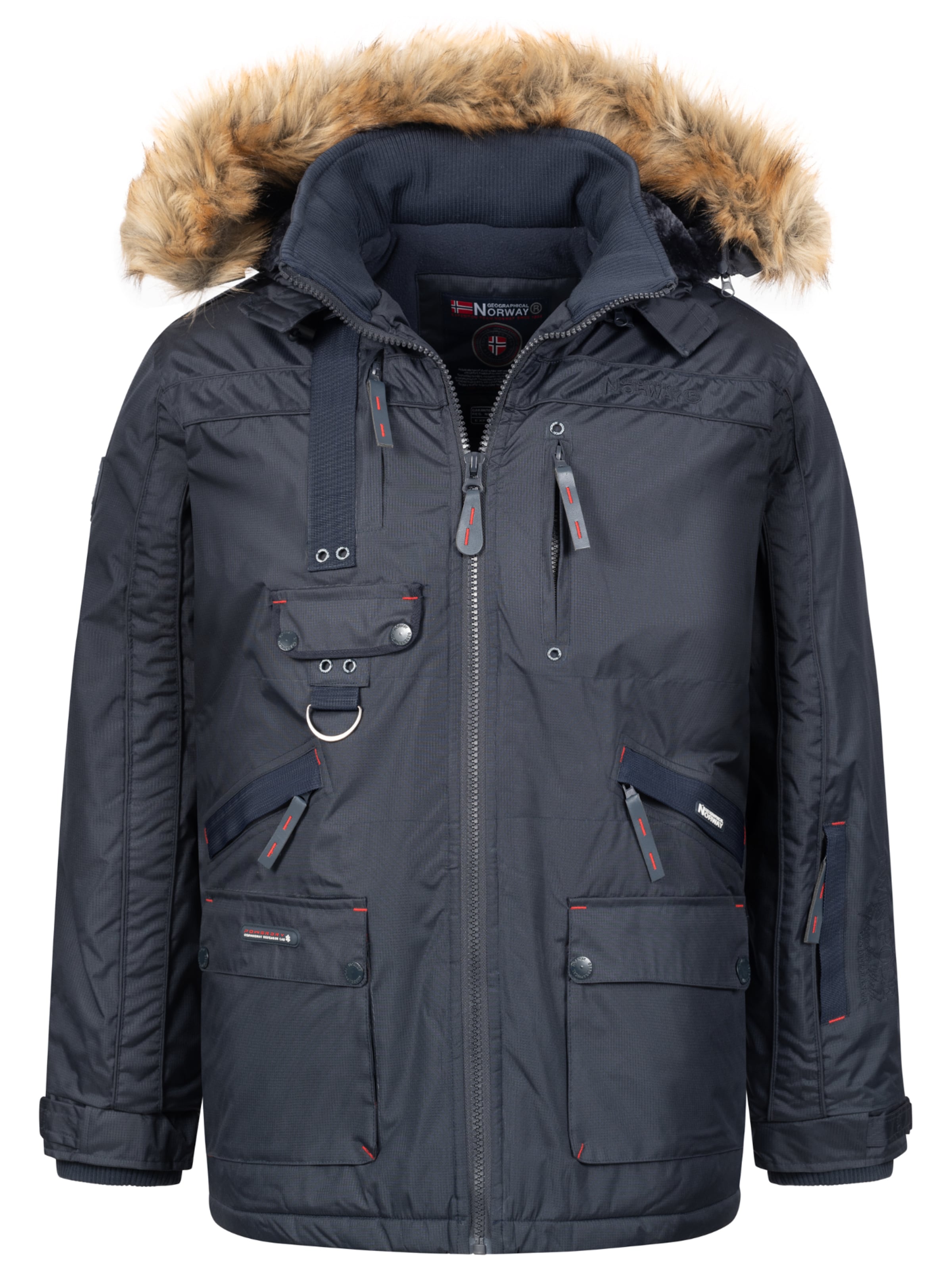 GEOGRAPHICAL NORWAY Winter jacket in Blue: front