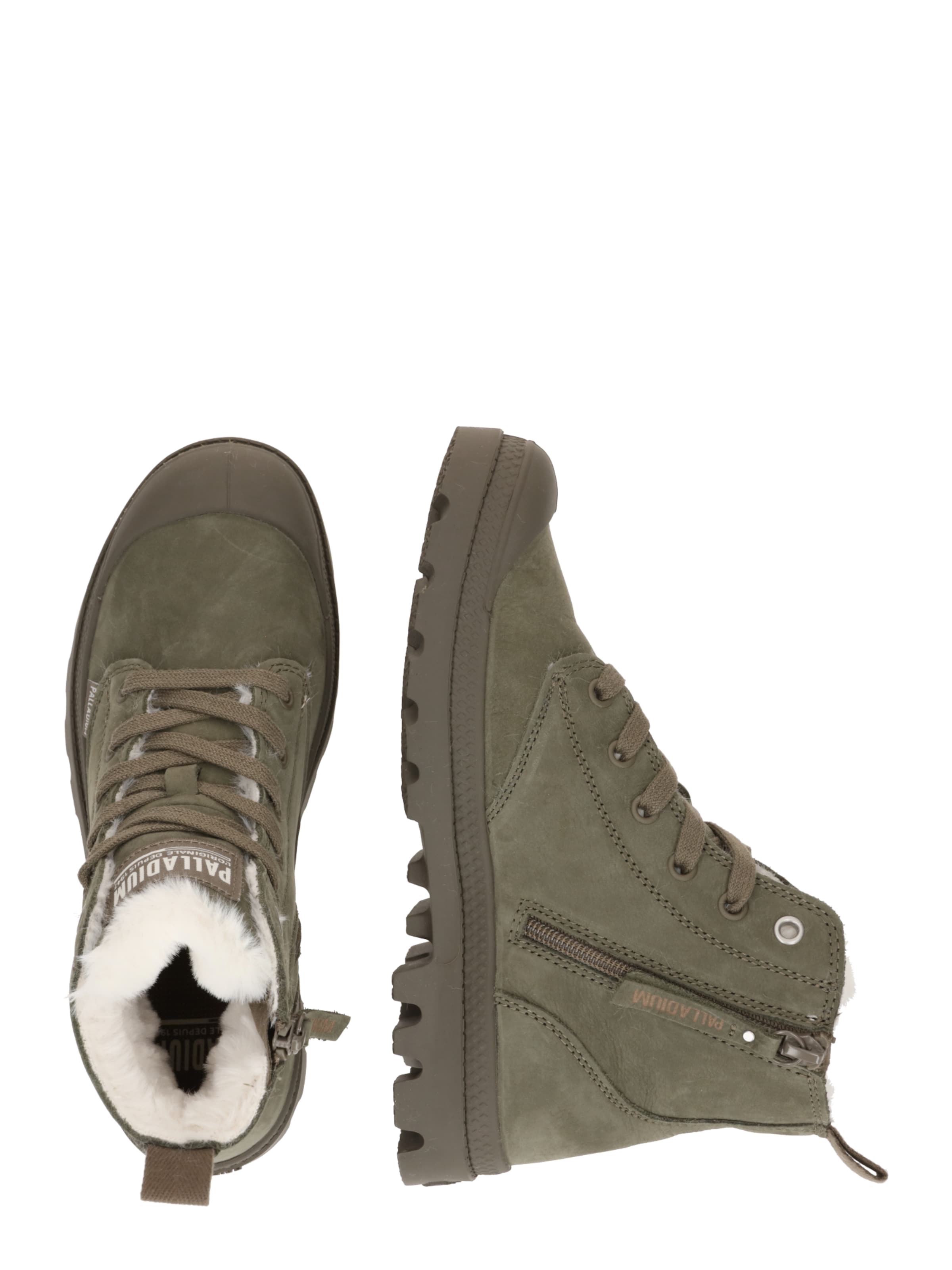 Palladium Šněrovací boty 'PAMPA' – zelená