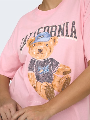 ONLY Carmakoma T-shirt 'CARTICO' i rosa