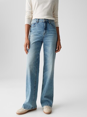 OPUS Široký strih Džínsy 'Miva Escape' - Modrá: predná strana