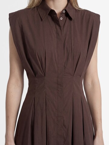 Robe-chemise Ambiance en marron