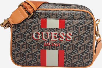 Borsa a tracolla 'Vikky' di GUESS in marrone: frontale