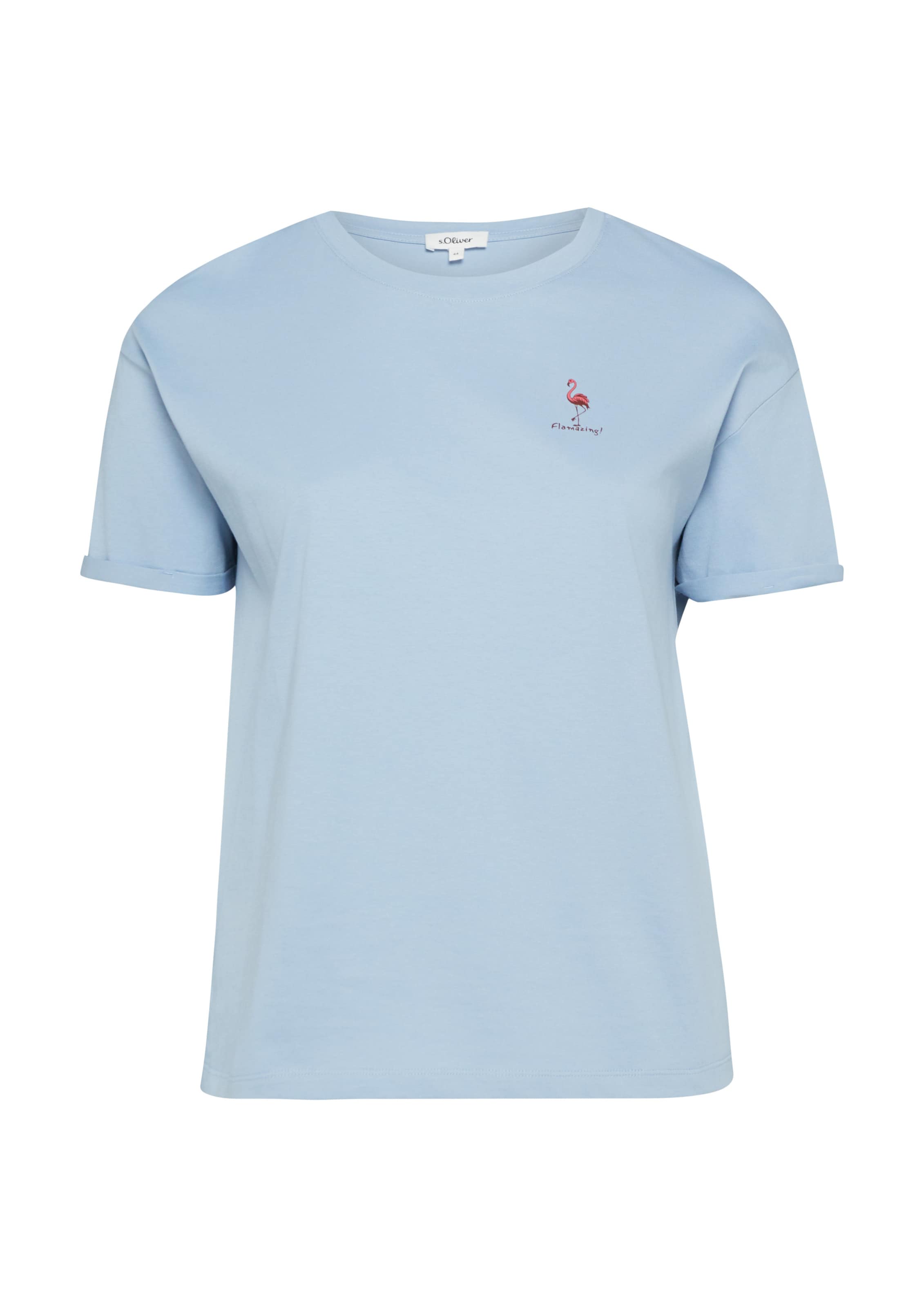 T-shirt s.Oliver CURVE en bleu : devant