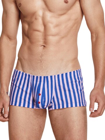 SEOBEAN Boxer shorts 'Baumwolle Boxershort Tight Cup Trunk Gestreift' in Pink