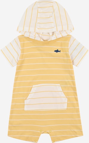 Carter's - Pijama entero/body en amarillo: frente