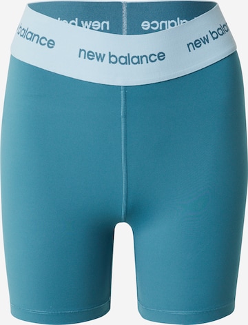 new balance Skinny Sportshorts 'Sleek 5' in Blau: Vorderseite