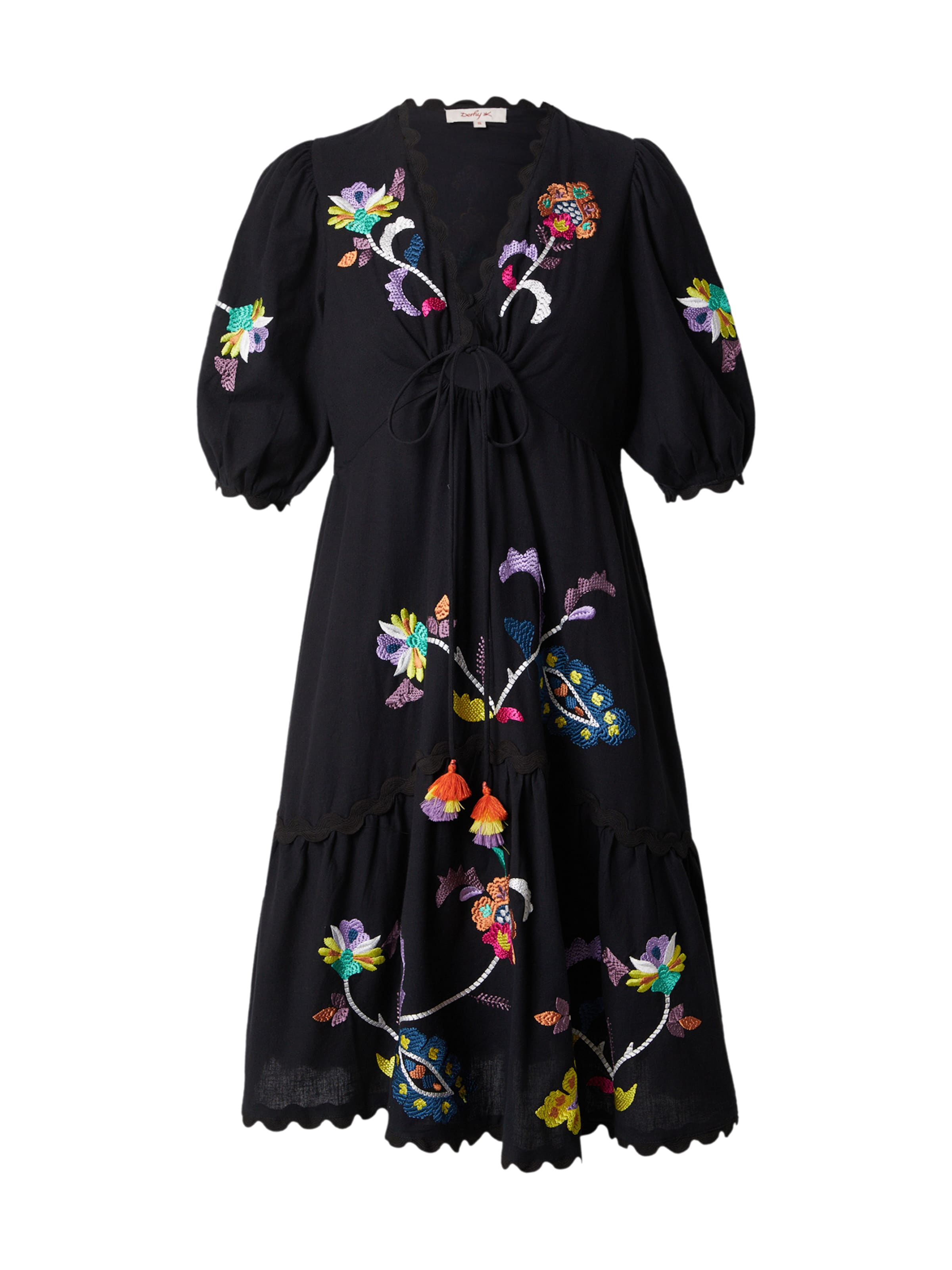 Derhy Jurk 'GRACILE' in de kleur Lila / Oranje / Pink / Zwart, Productweergave