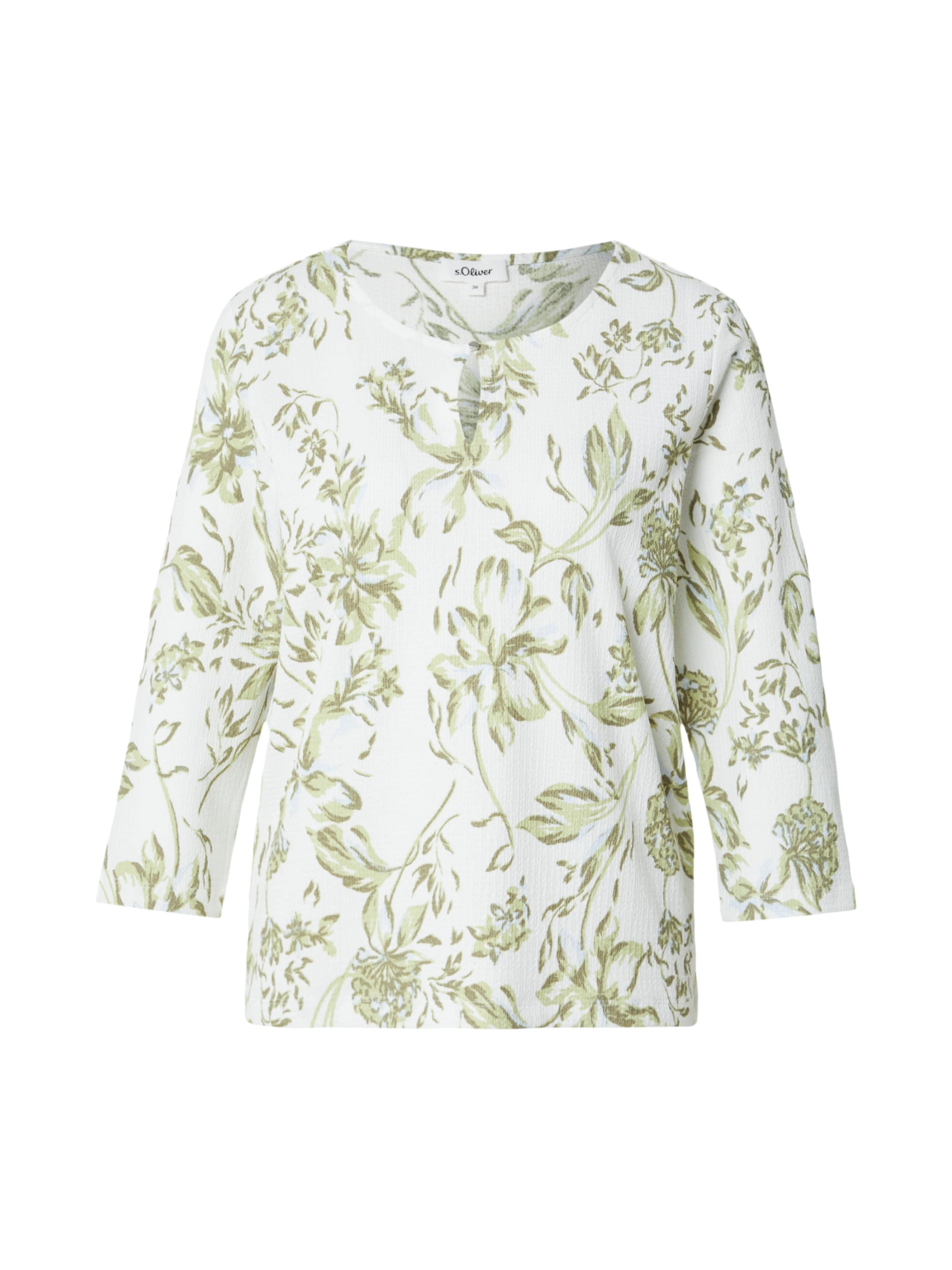 T-shirt s.Oliver en vert : devant