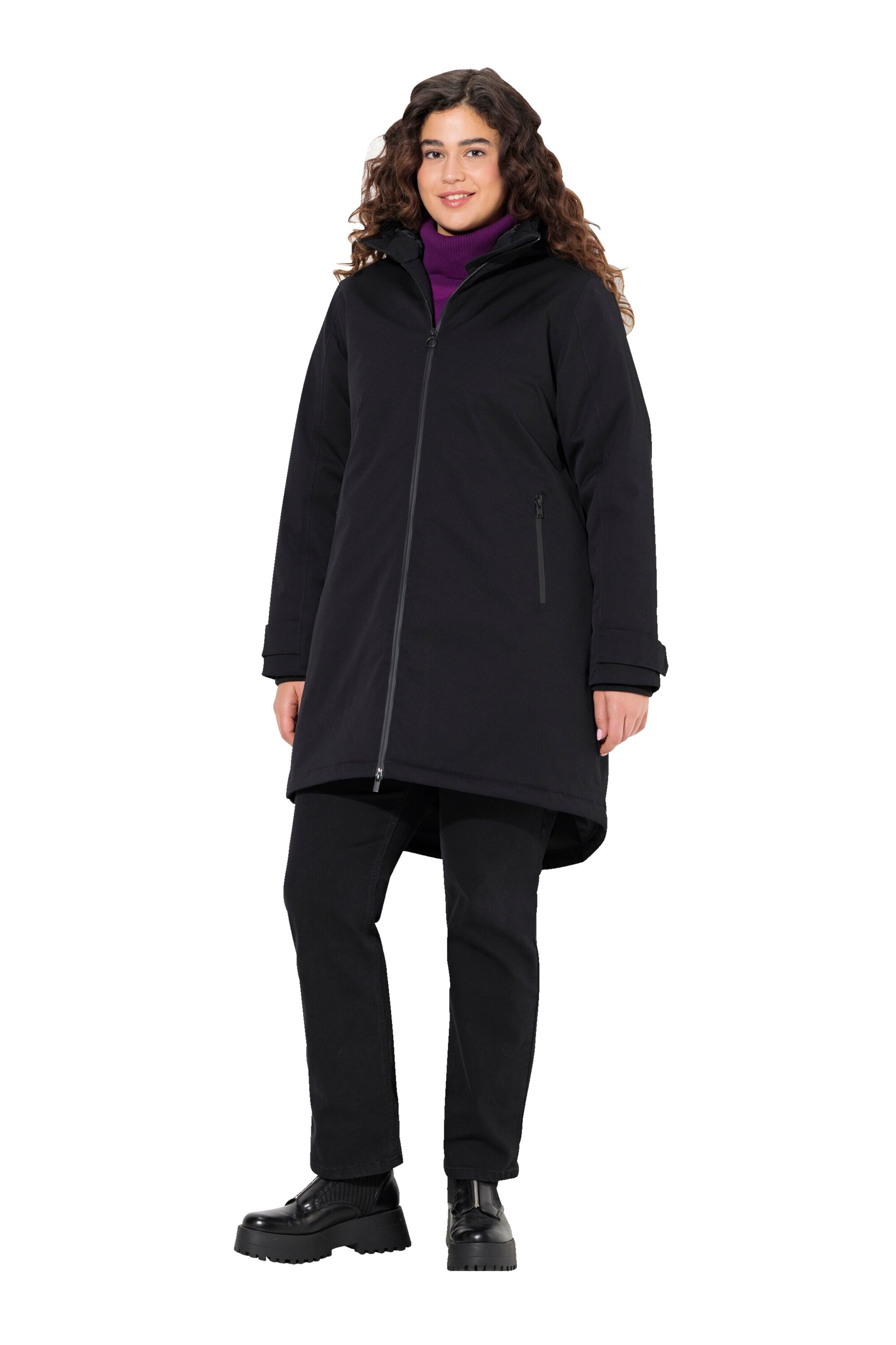 Ulla Popken Raincoat in Black