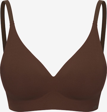 Reggiseno 'Low Back Compact Light Push-Up BH' di cfab in marrone: frontale