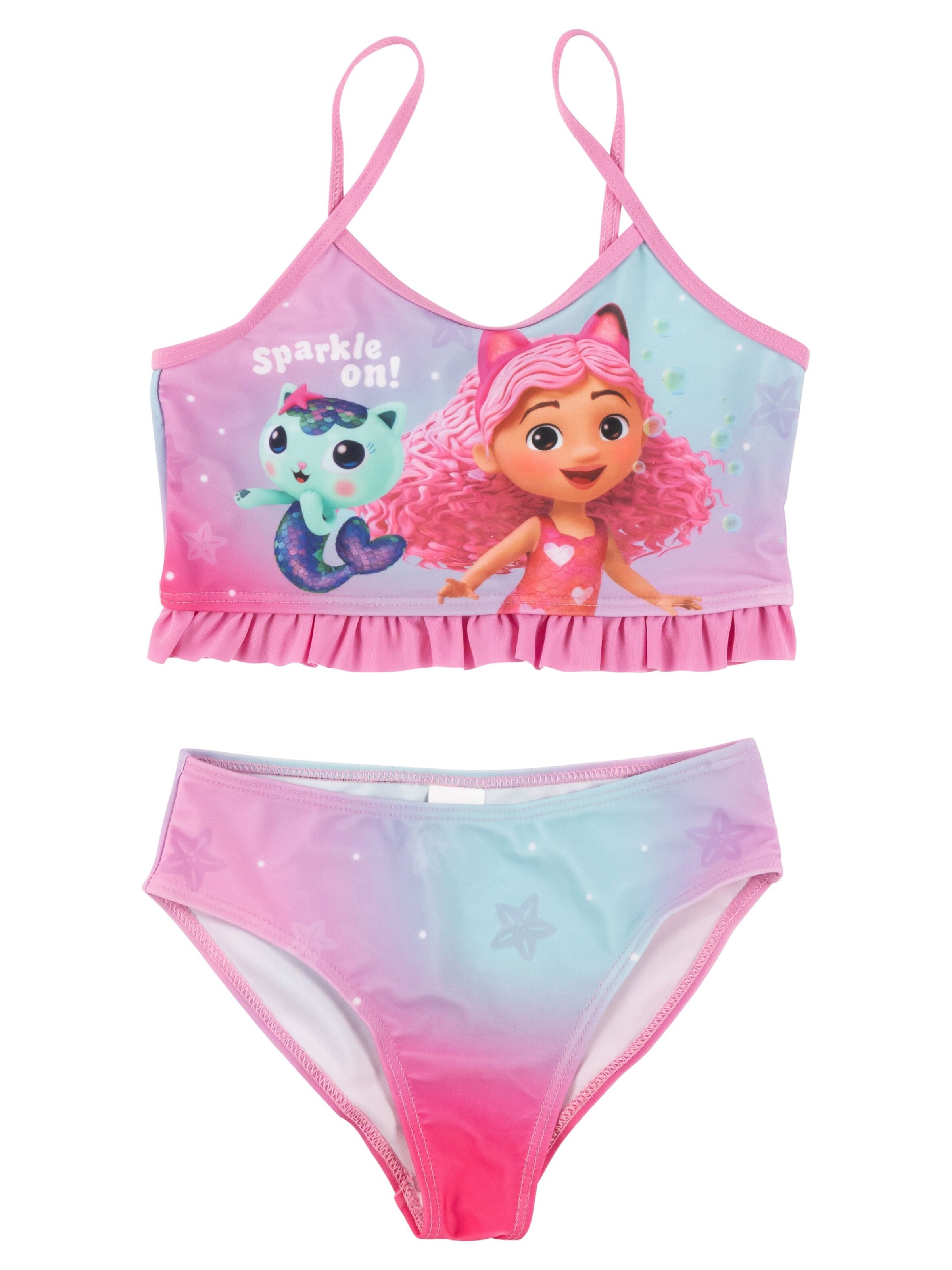 Gabby`s Dollhouse Bustier Bikini‌‌‌ in Pink: Vorderseite