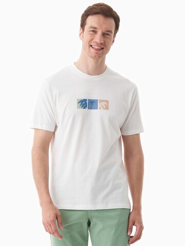 Organication T-Shirt in Weiß: Vorderseite