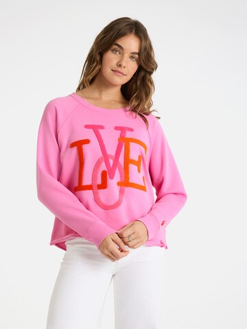 LIEBLINGSSTÜCK Sweatshirt in Pink: front