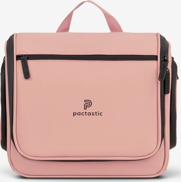 Nécessaire 'Urban Collection' di Pactastic in rosa: frontale