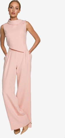 Numoco Jumpsuit 'Overall Bella' in Pink: front