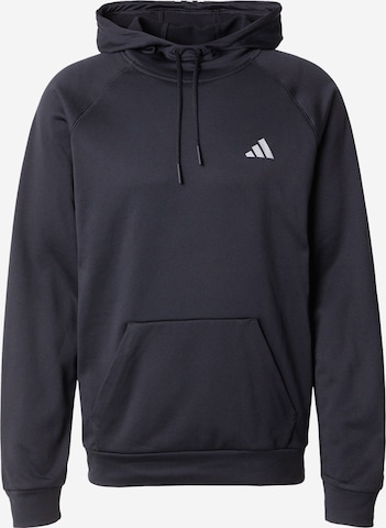 ADIDAS PERFORMANCE Спортивный свитшот в Черный: спереди