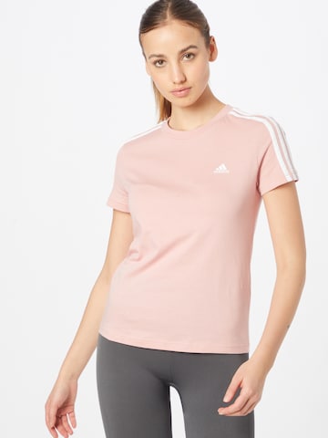 ADIDAS SPORTSWEAR Функционална тениска 'Essentials' в розово: отпред