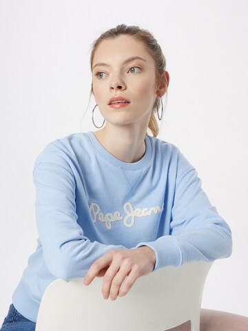 Pepe Jeans Sweatshirt 'NANETTES' in Blauw