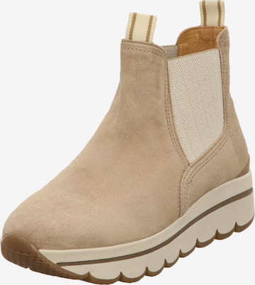 GABOR Chelsea Boots in Beige: front