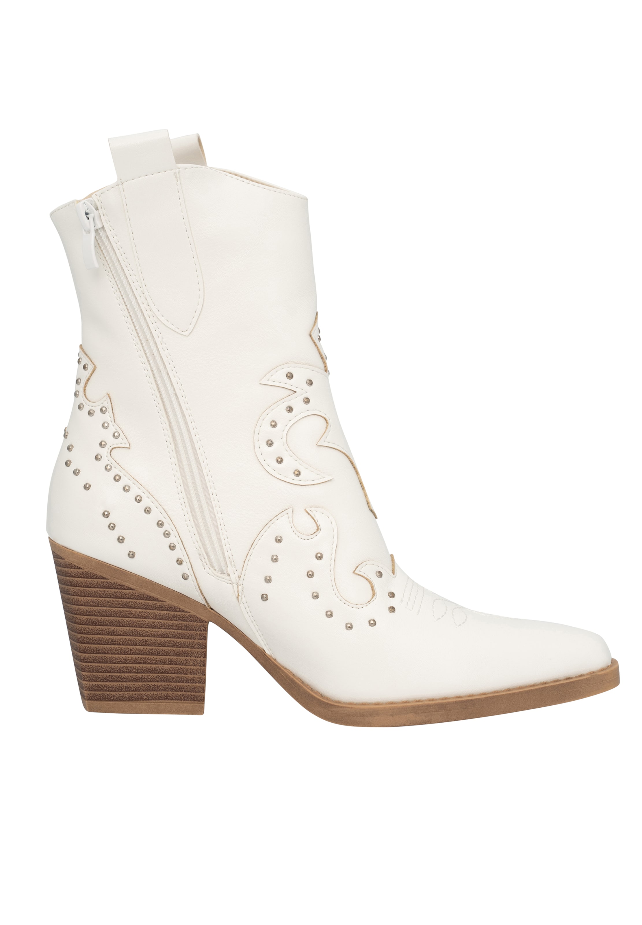 Salinyang Cowboy boot in White