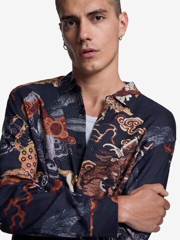 Desigual Regular fit Skjorta i blå