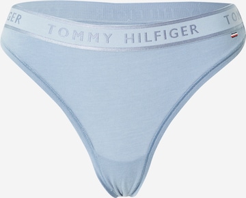 Tommy Hilfiger Underwear Tanga – modrá: přední strana