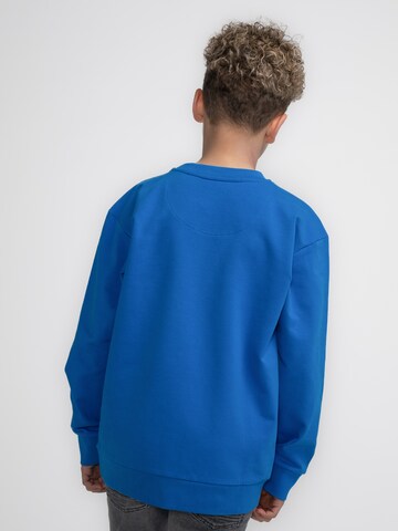 Petrol Industries Sweatshirt 'White' in Blauw