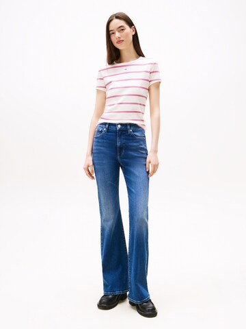 Tommy Jeans Μπλουζάκι 'ESSENTIAL' σε λευκό