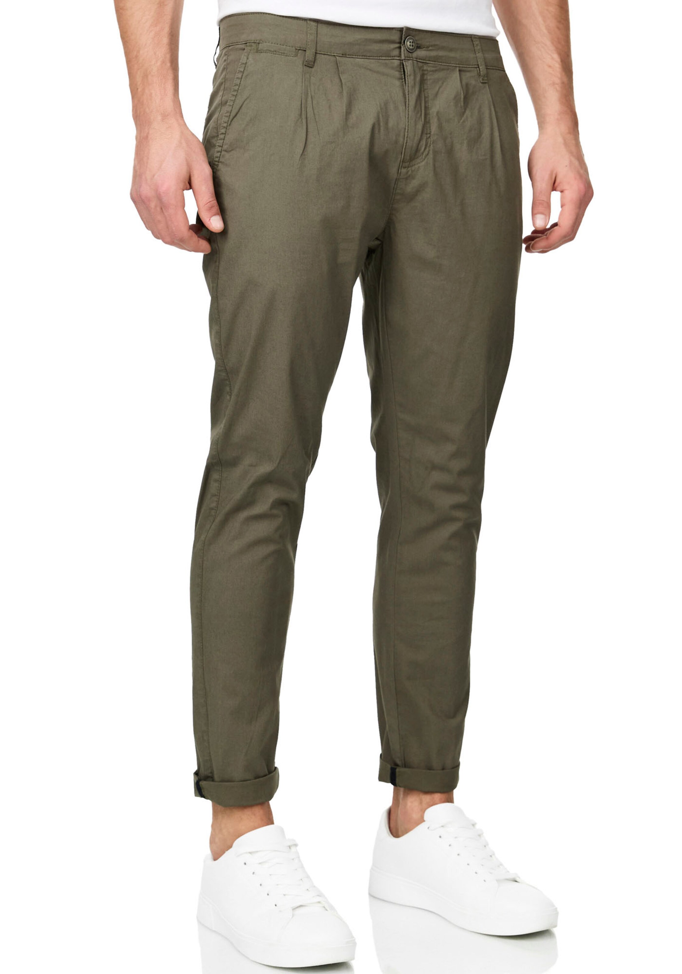 INDICODE JEANS Regular Pants in Green