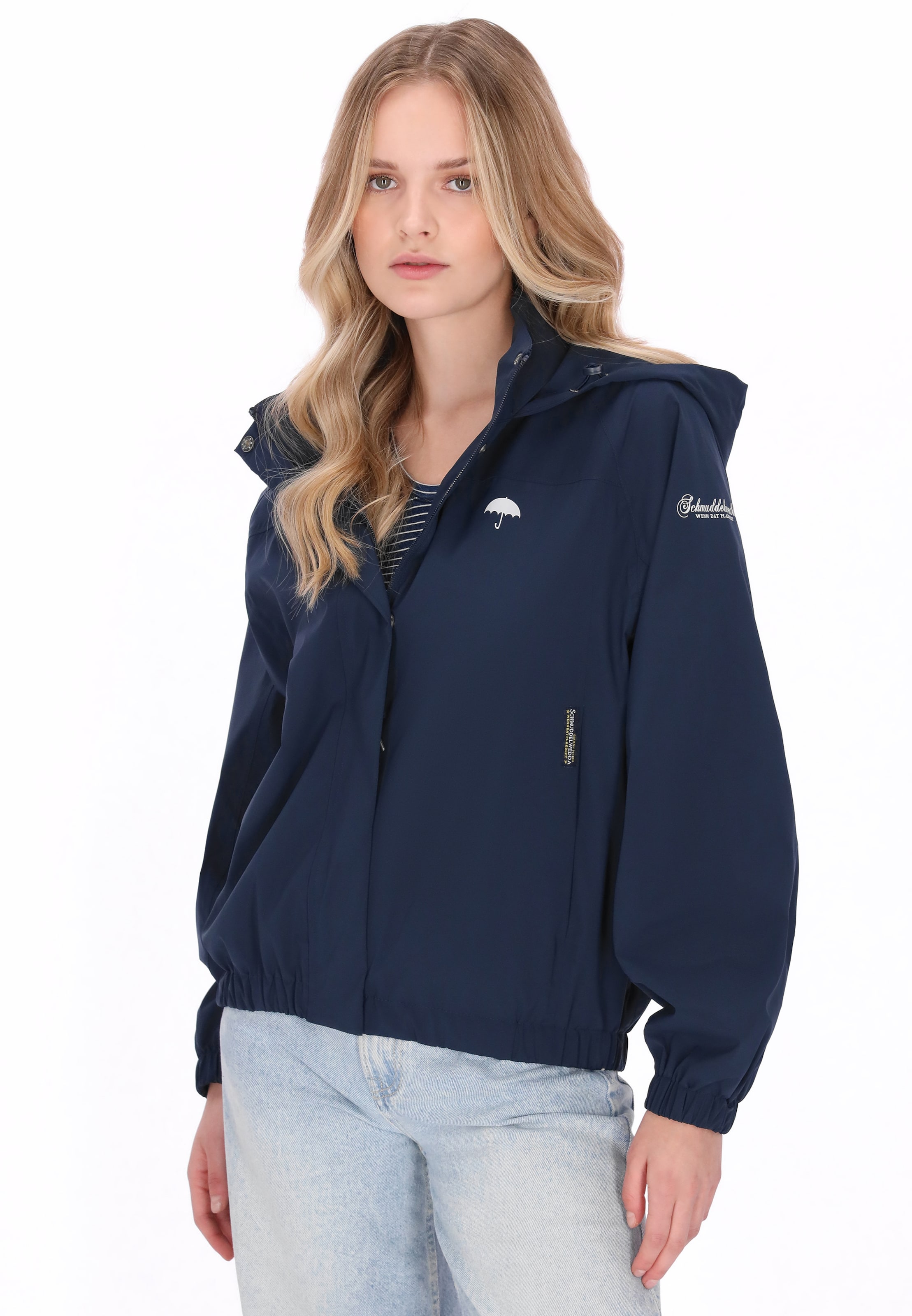 Schmuddelwedda - Casaco funcionais em azul: frente