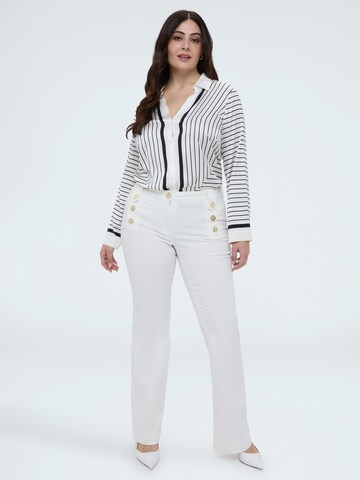 Fiorella Rubino Blouse in Wit