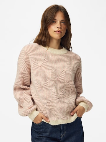 PIECES - Pullover 'PCJENNA' em branco: frente