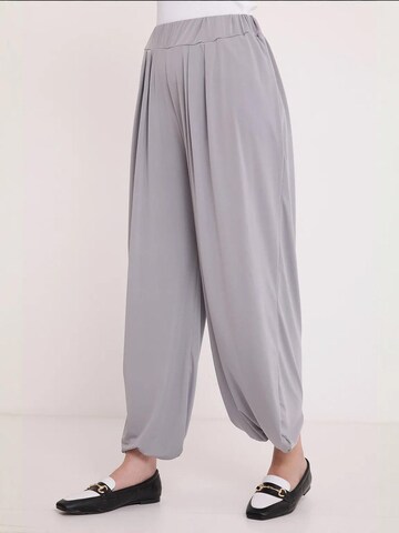 Bigdart - Perna larga Calças harem em cinzento