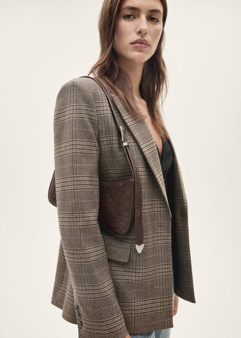 MANGO Blazer 'Annecy' | rjava barva: sprednja stran