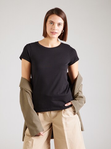 T-shirt QS en gris : devant