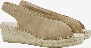 Desa Sandale 'Sandalen' in Beige: Vorderseite