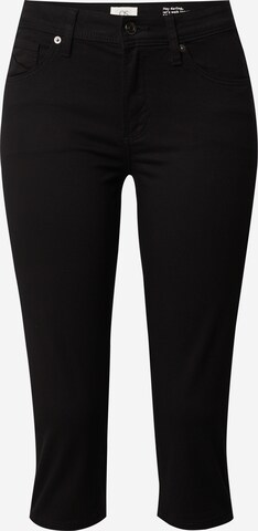 Coupe slim Jean QS en noir : devant