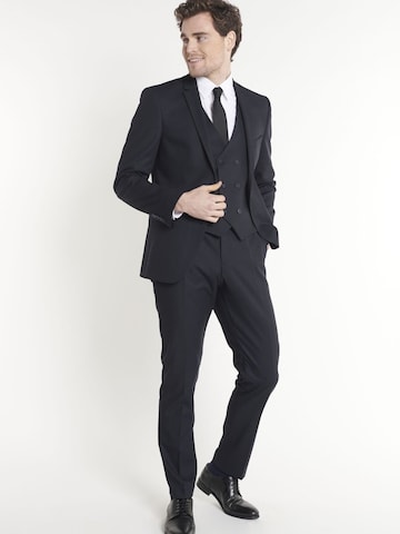 Steffen Klein Slimfit Pak in Blauw: voorkant