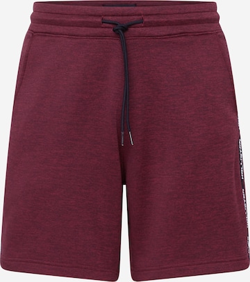 HOLLISTER Regular Shorts 'LEVEL UP' in Rot: predná strana