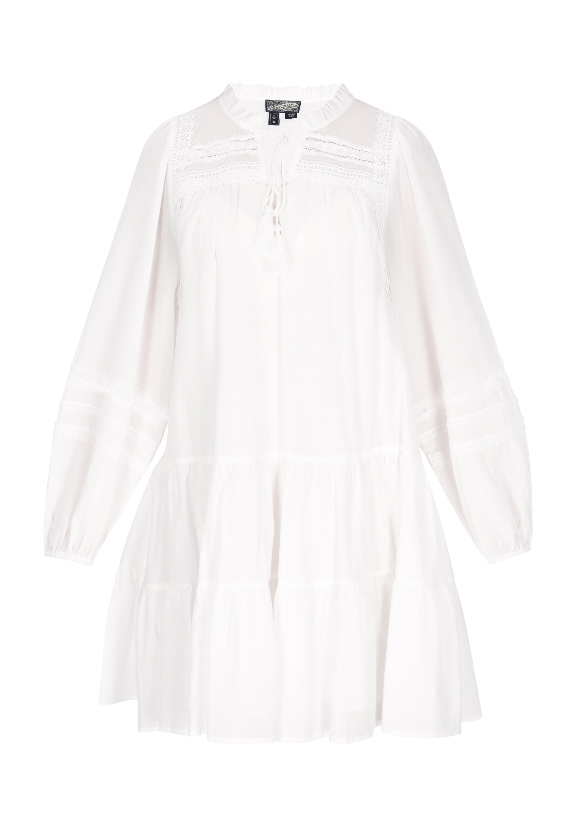 DreiMaster Vintage Dress in White: front