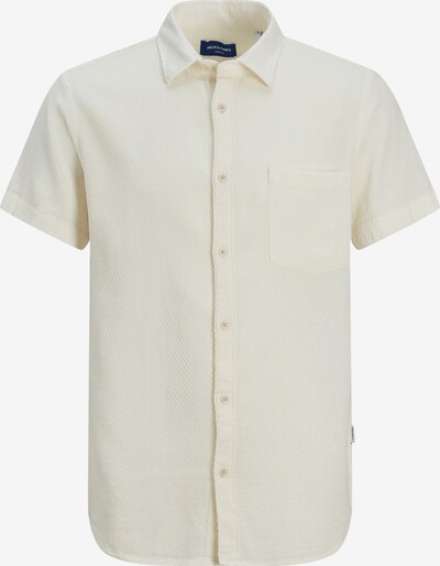 JACK & JONES Camisa 'Tampa Dobby' en blanco lana, Vista del producto