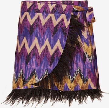 TOOche Skirt 'La Plume' in Purple: front