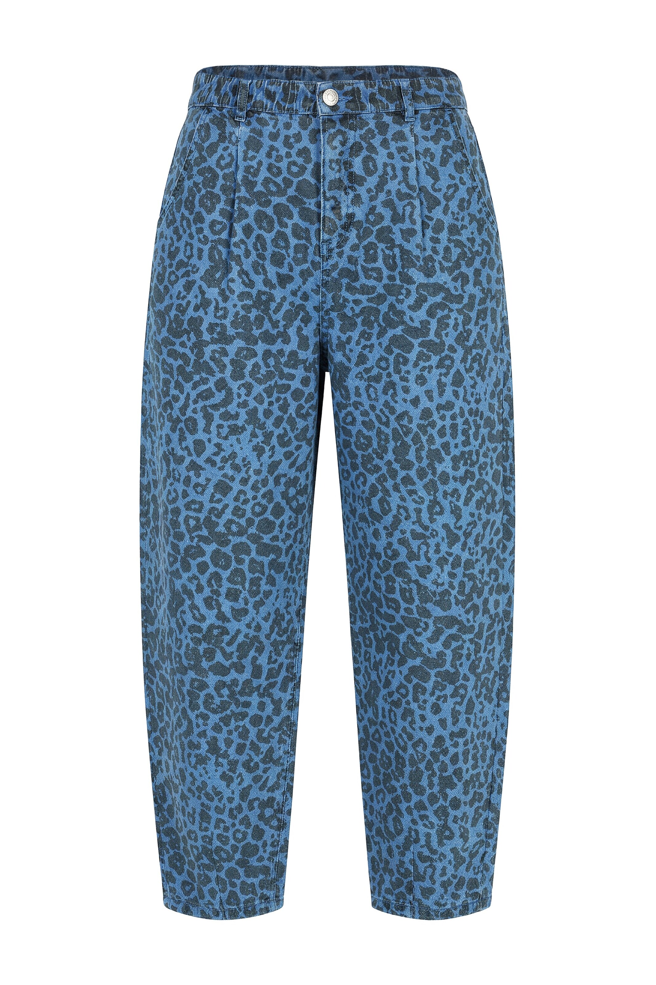 Studio Untold Wide Leg Jeans in Grau: Vorderseite