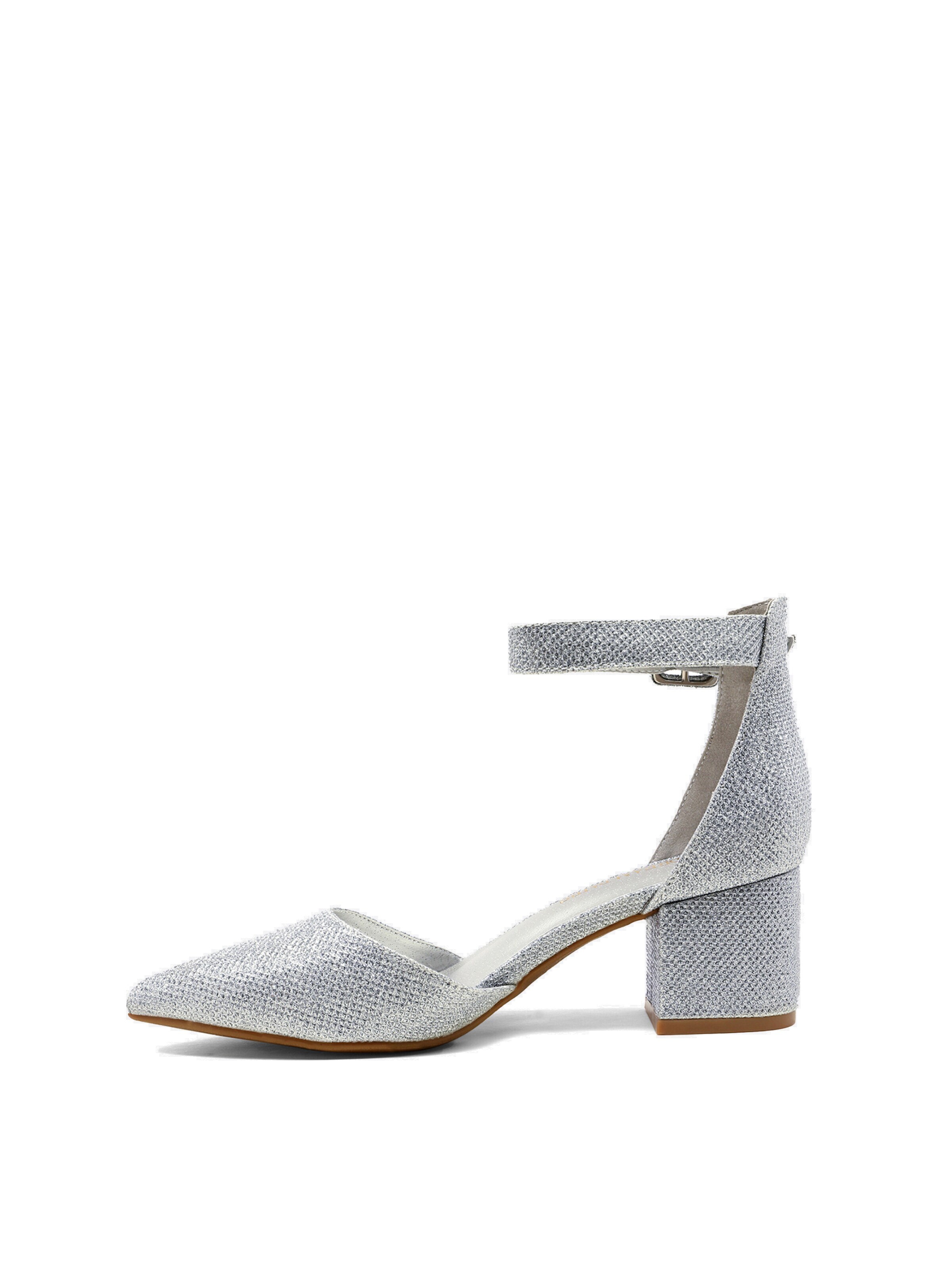 Dream Pairs Pumps 'DREAM PAIRS Hochzeitsschuhe Damen Spangenpumps' in Silver