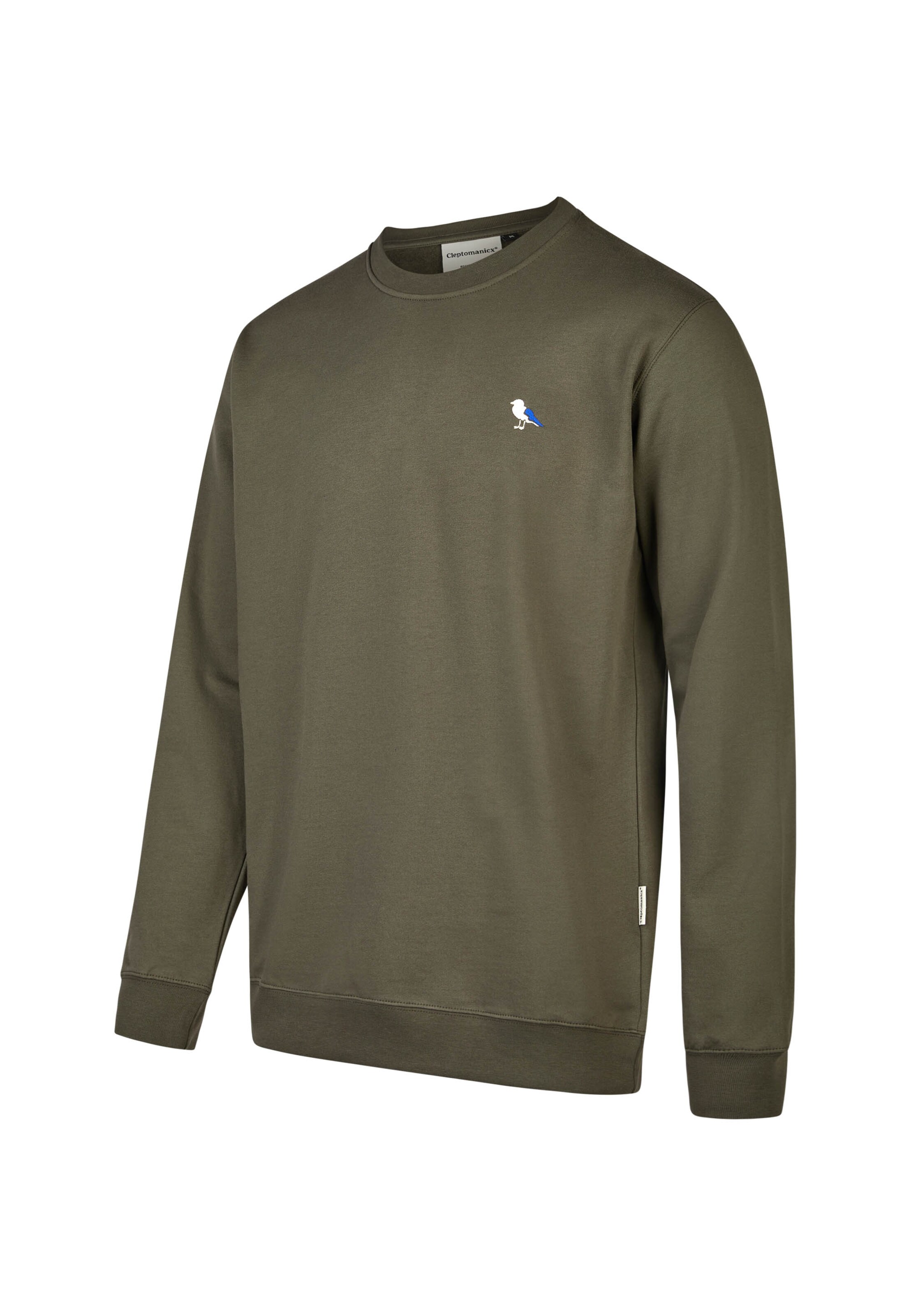 Cleptomanicx Sweatshirt ' Embro Gull' in Green