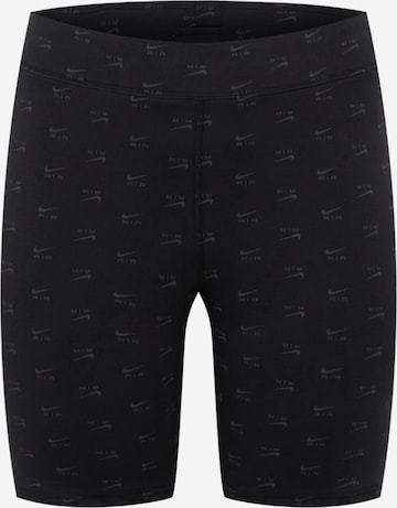 Nike Sportswear Skinny Leggings in Zwart: voorkant