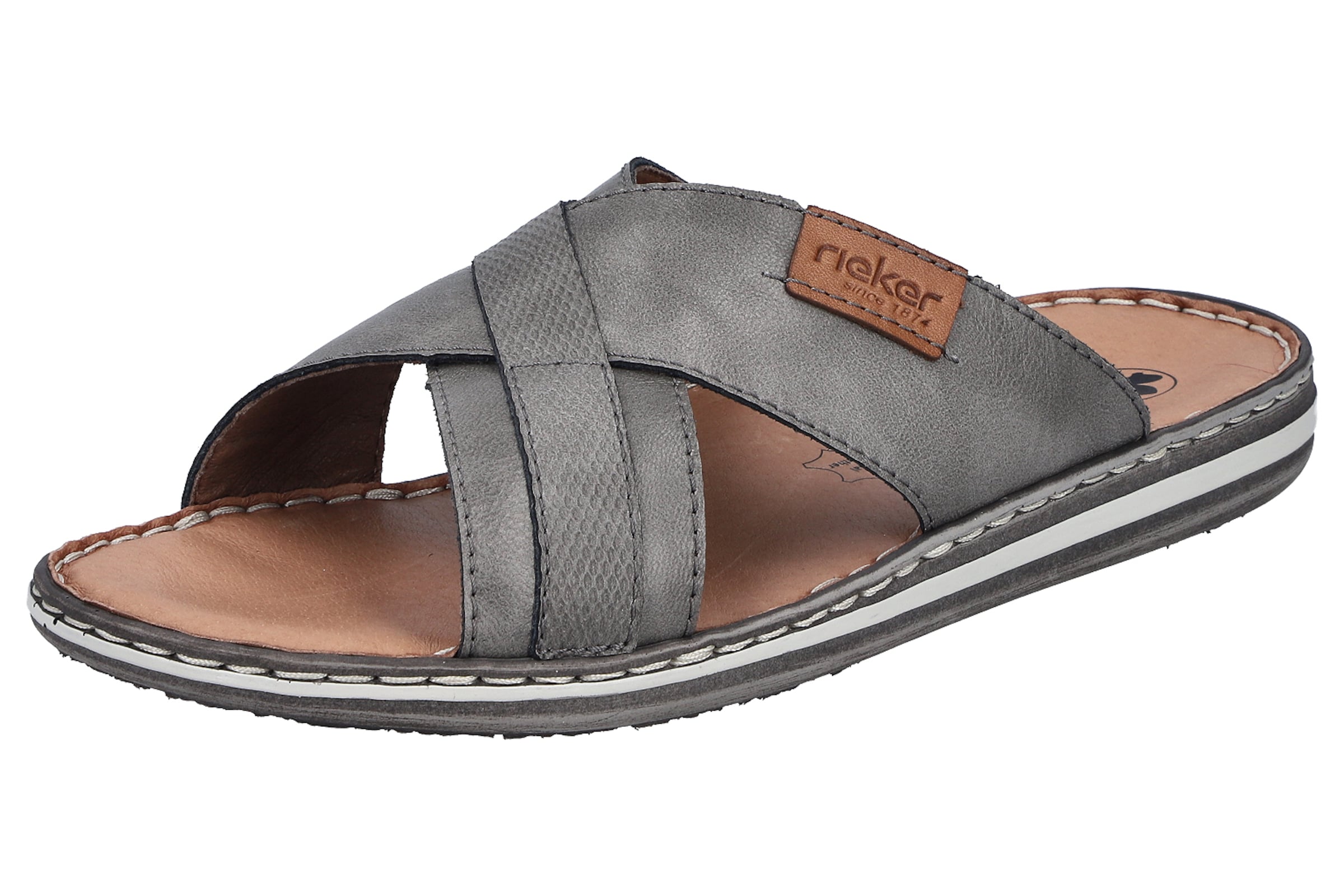 Mule Rieker en gris : devant