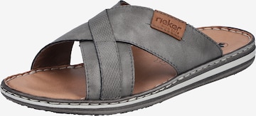 Mule Rieker en gris : devant