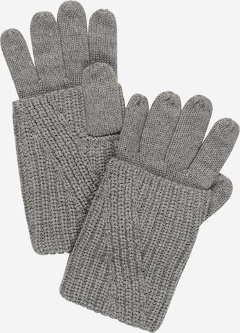 AllSaints Full finger gloves in Grey: front